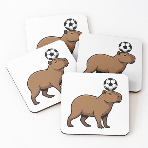 Item preview, Capybara Balancing Soccer Ball Athletic  designed and sold by CozyDesignsCo.