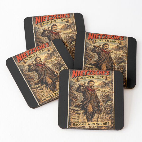 Item preview, Nietzsche's Monster Hunt – Become Who You Are designed and sold by PHILOSOPHY-SWAG.