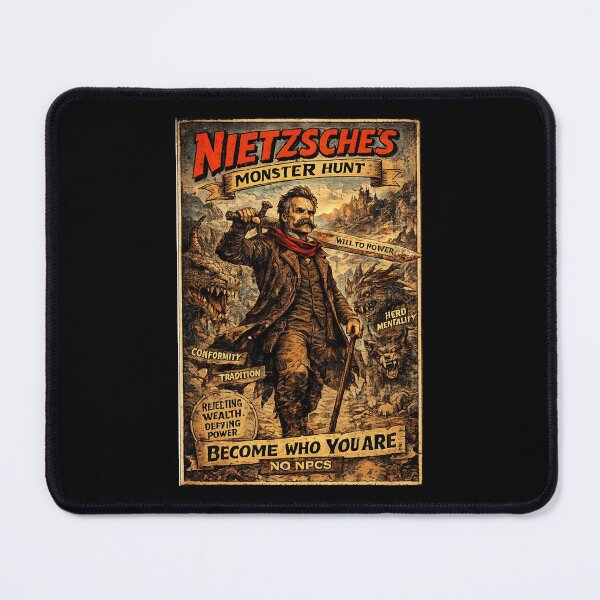 Item preview, Nietzsche's Monster Hunt – Become Who You Are designed and sold by PHILOSOPHY-SWAG.