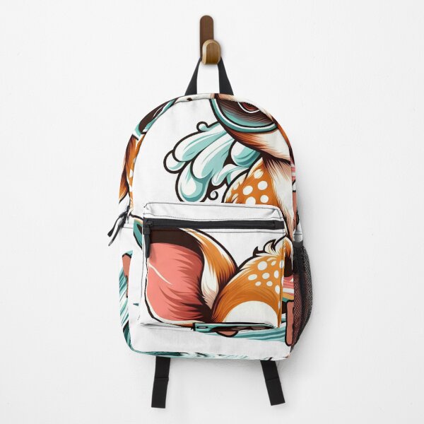 Item preview, Cute Surfing Deer Be Brave Retro Summer Beach designed and sold by MagySale.