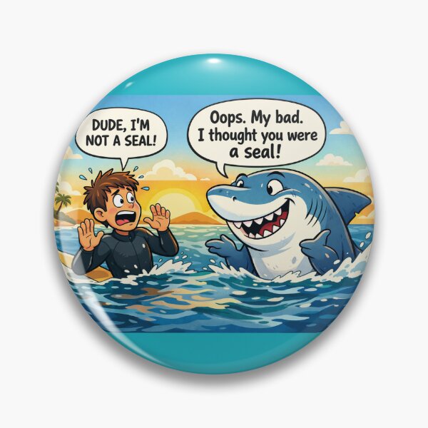 Item preview, Shark humour designed and sold by JackFreestone.