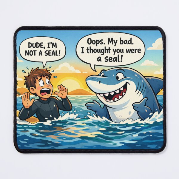 Item preview, Shark humour designed and sold by JackFreestone.