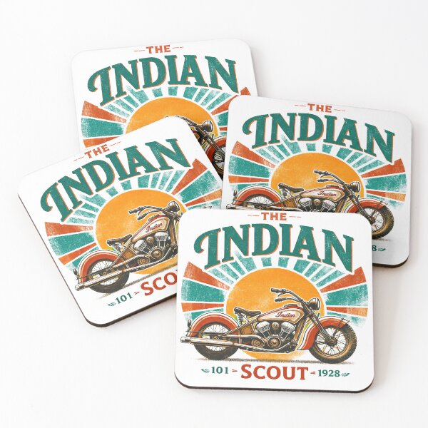 Item preview, 1928 Indian Scout 101 Summer Edition Vintage Classic Motorcycle INDNMTRCYCL designed and sold by EdGraphy.