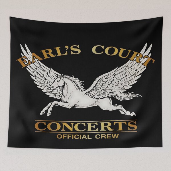 Item preview, London, Earl’s Court Pegasus vintage legendary Rock Concert Crew T Shirt - rare 1970’s / Seventies - dark side Floyd and Wings ‘73. designed and sold by Kludoman.