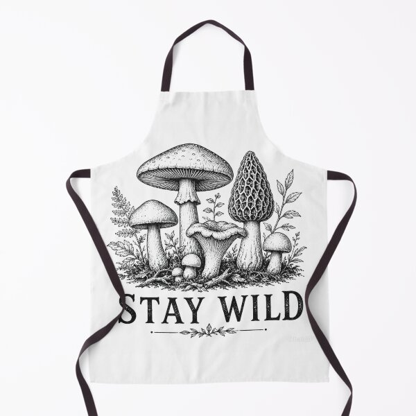Item preview, Stay Wild Vintage Mushroom Forager Nature T-Shirt designed and sold by BlackBoneArt.