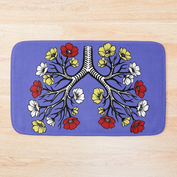 Item preview, Floral Lungs Illustration designed and sold by SanyaConcept.