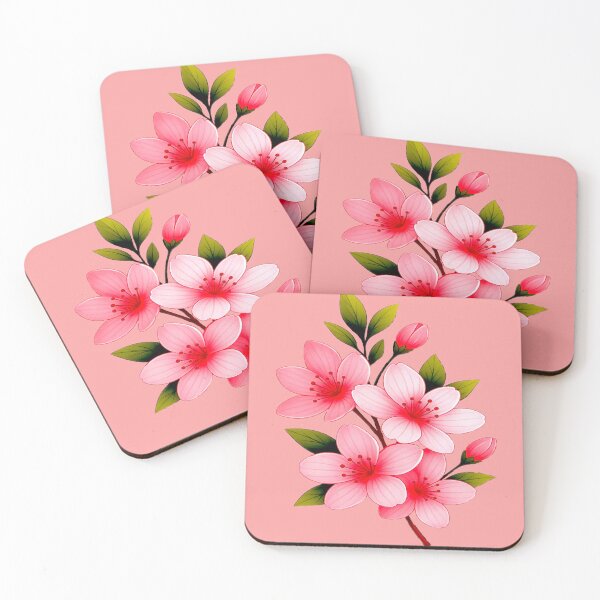 Item preview, Pink Flower Pattern designed and sold by ViaARTfactory.