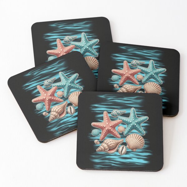 Item preview, Retro Coastal Shell Treasures designed and sold by Szpaku desart .