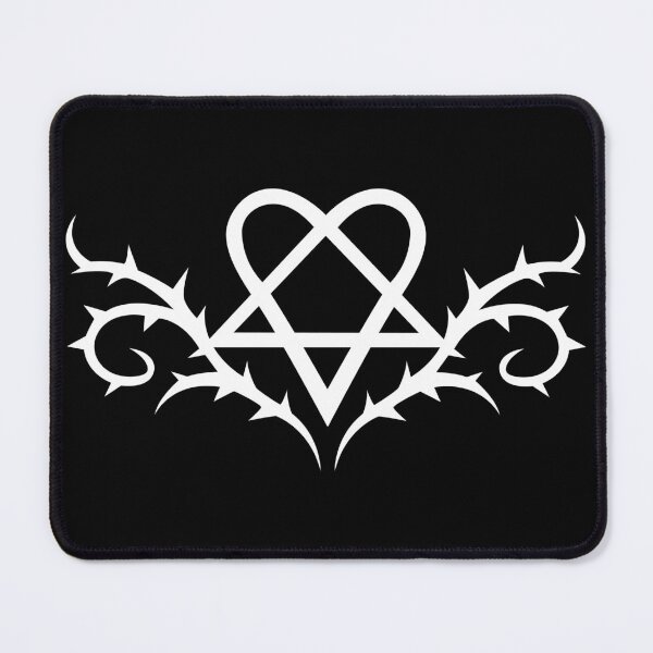 Item preview, Heartagram with thorns designed and sold by Tribalgothss.