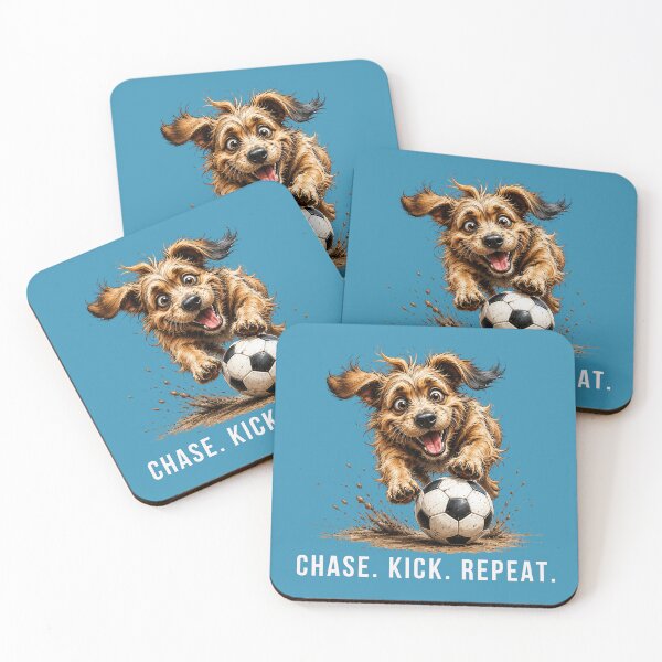 Item preview, Football Scruffy Dog Illustration - Puppy Soccer Gift designed and sold by PAPIRO SIGLO XXI.