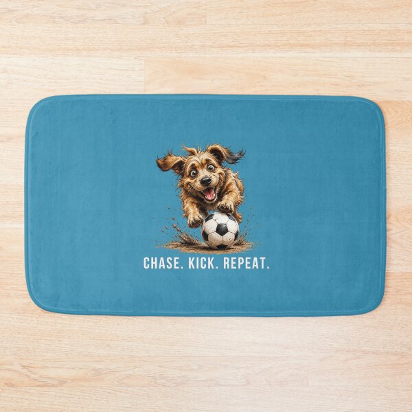 Item preview, Football Scruffy Dog Illustration - Puppy Soccer Gift designed and sold by PAPIRO SIGLO XXI.