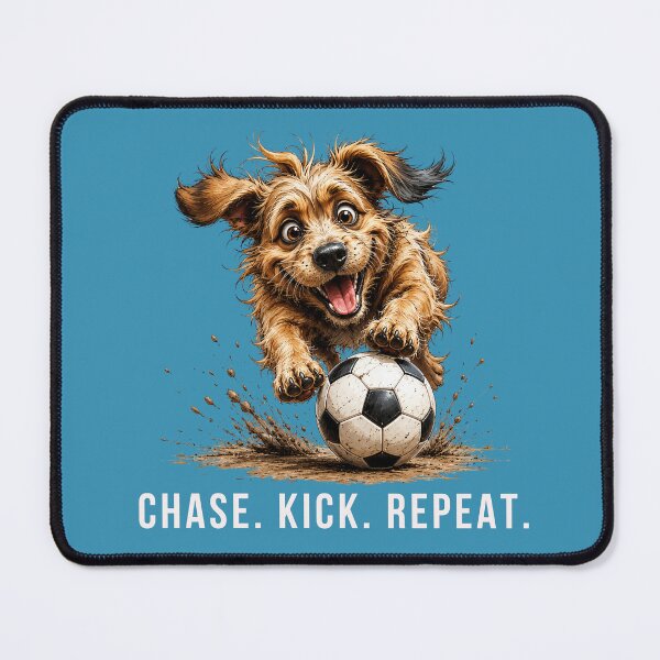 Item preview, Football Scruffy Dog Illustration - Puppy Soccer Gift designed and sold by PAPIRO SIGLO XXI.