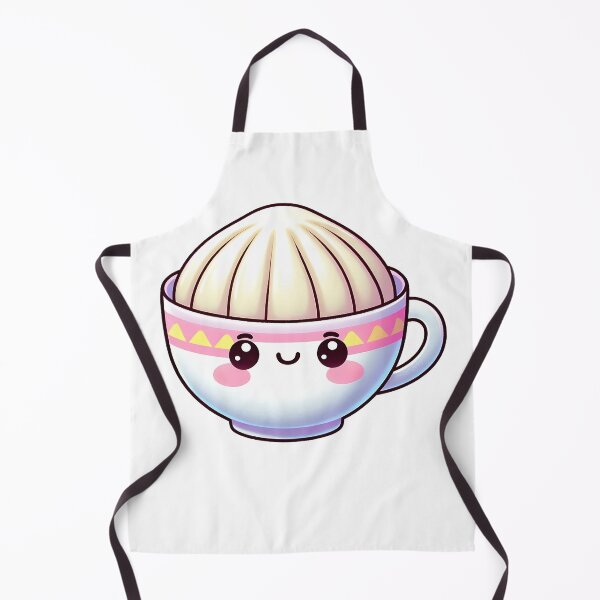 Item preview, Cute Kawaii Dumpling in a Cup – Adorable Food Character Illustration designed and sold by EmeraldeaArt.