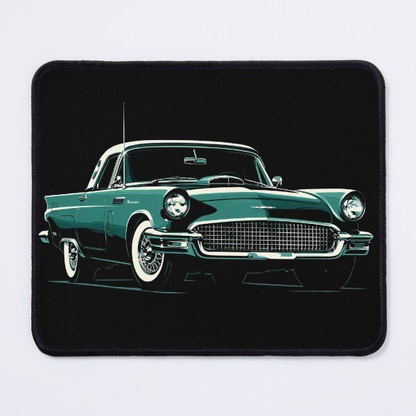 Item preview, 1957 Ford Thunderbird – Teal Classic T-Bird Roadster Art designed and sold by Stinky Lincy's Apparel Company.