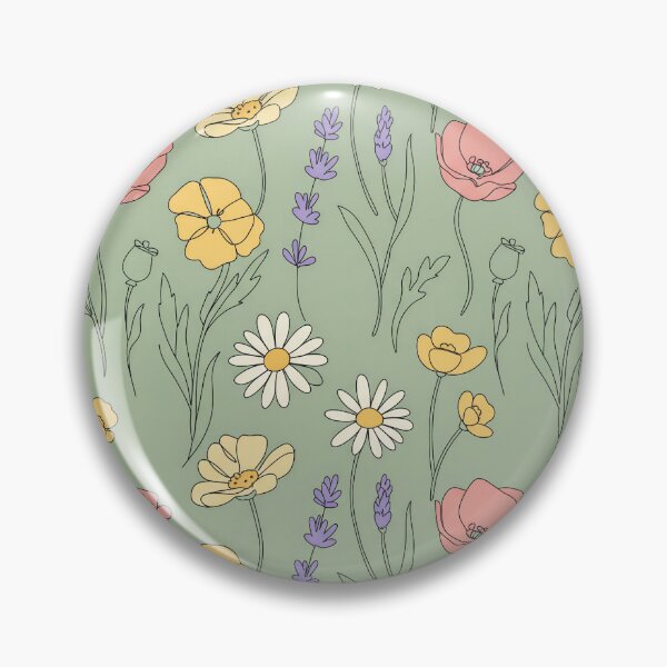Item preview, Vintage Wildflower Meadow Seamless Floral Pattern designed and sold by NuvoraNest.