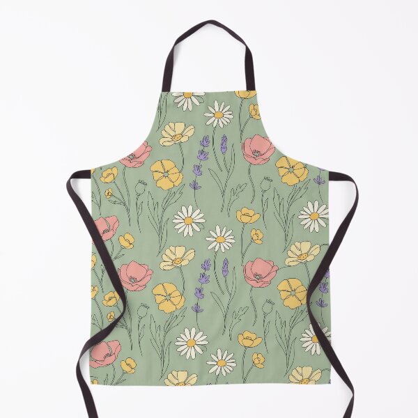 Item preview, Vintage Wildflower Meadow Seamless Floral Pattern designed and sold by NuvoraNest.