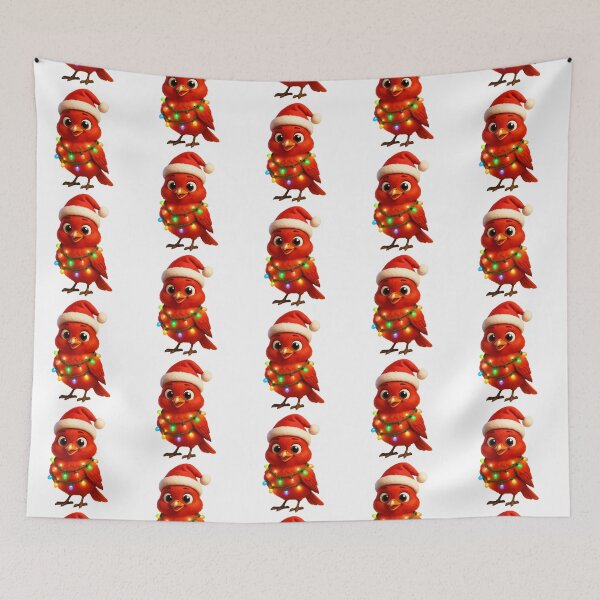 Item preview, Christmas Hepatic Tanager  designed and sold by Sillytoe.