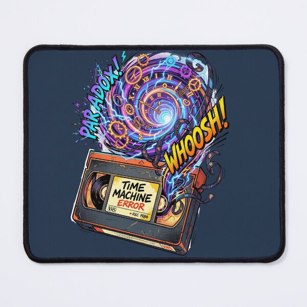 Item preview, Sci Fi Retro VHS Time Machine Error Paradox Comic designed and sold by RetroRewind Studio.
