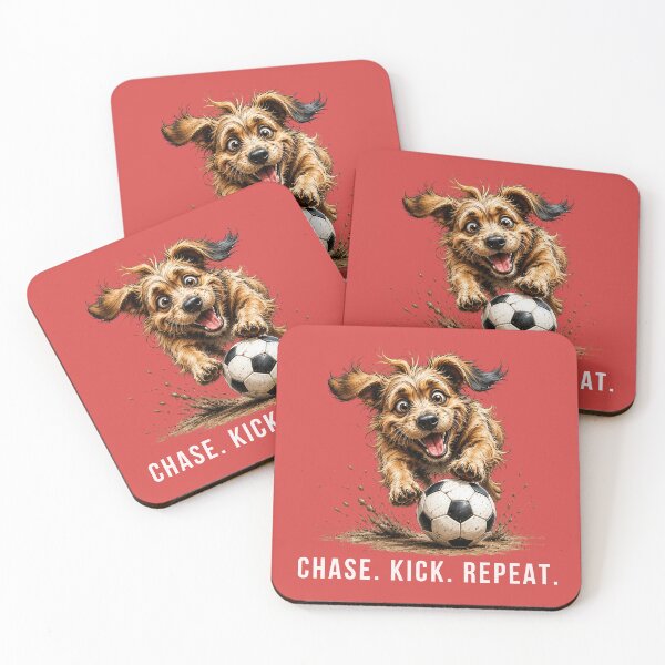 Item preview, Football Dog Illustration - Scruffy Puppy Soccer Gift designed and sold by PAPIRO SIGLO XXI.