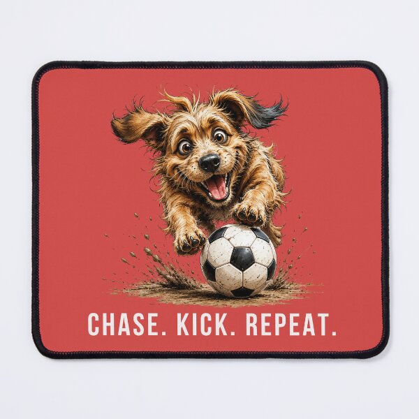 Item preview, Football Dog Illustration - Scruffy Puppy Soccer Gift designed and sold by PAPIRO SIGLO XXI.