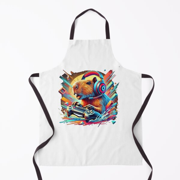 Item preview, Colorful Capybara Gamer designed and sold by SiarheiYur.