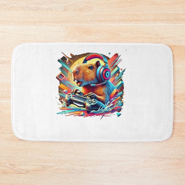 Item preview, Colorful Capybara Gamer designed and sold by SiarheiYur.