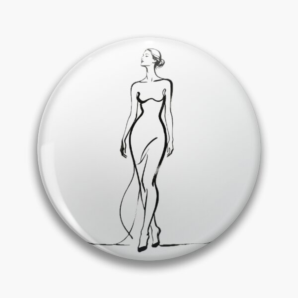 Item preview, Minimalist Woman Line Art - Single Stroke Portrait Drawing designed and sold by Enchanting East.
