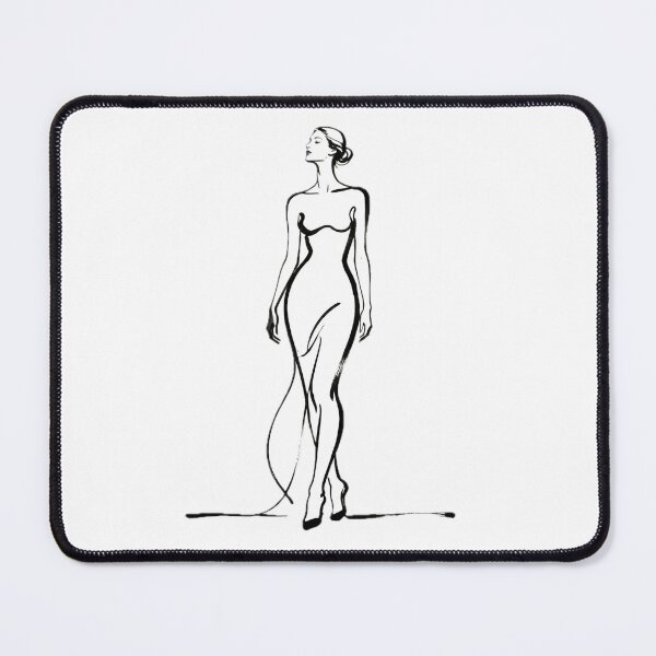 Item preview, Minimalist Woman Line Art - Single Stroke Portrait Drawing designed and sold by Enchanting East.