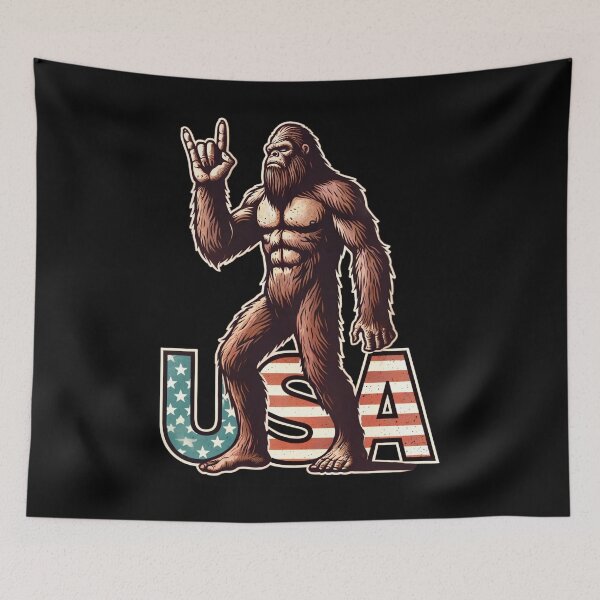 Item preview, Sasquatch USA Retro designed and sold by SiarheiYur.