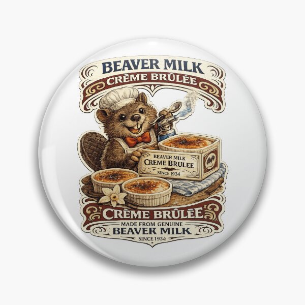 Item preview, Beaver milk creme brulee designed and sold by TOMATOorTOMATO.