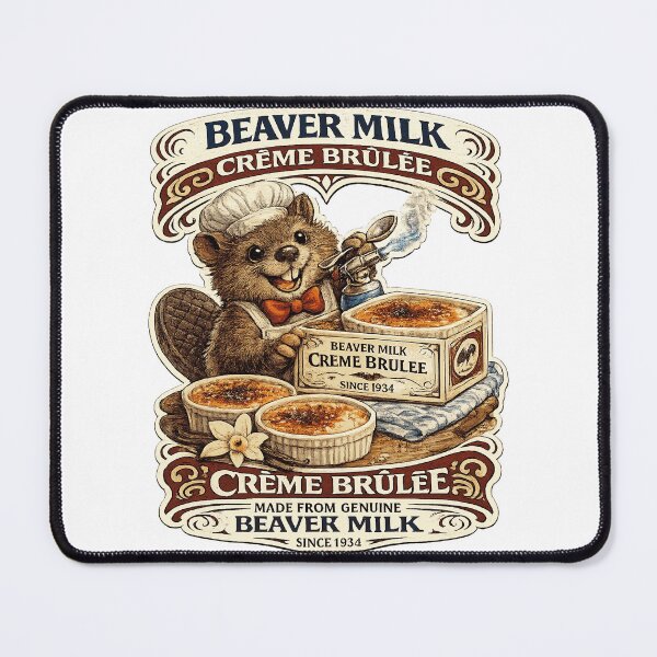Item preview, Beaver milk creme brulee designed and sold by TOMATOorTOMATO.