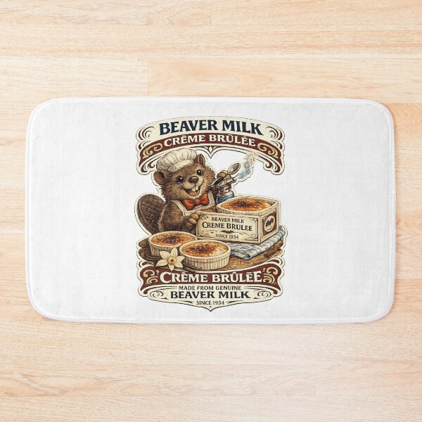 Item preview, Beaver milk creme brulee designed and sold by TOMATOorTOMATO.