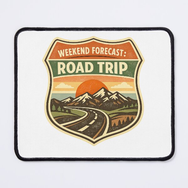 Item preview, Weekend Forecast: Road Trip – Retro Vintage Highway designed and sold by EastEndTownie.