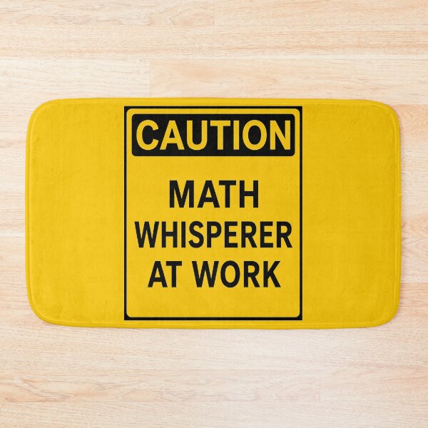 Item preview, Caution Math Whisperer At Work Funny Math Lover Gift. designed and sold by Endless7Art.