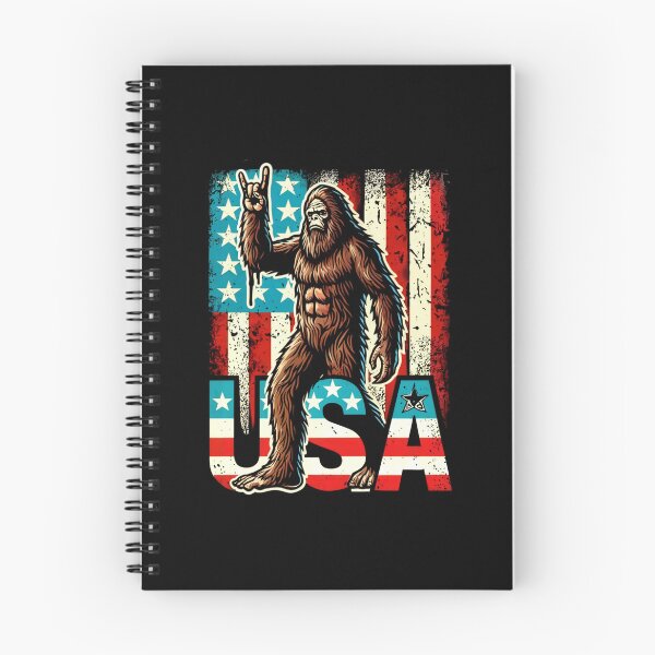 Item preview, American Flag Sasquatch designed and sold by SiarheiYur.
