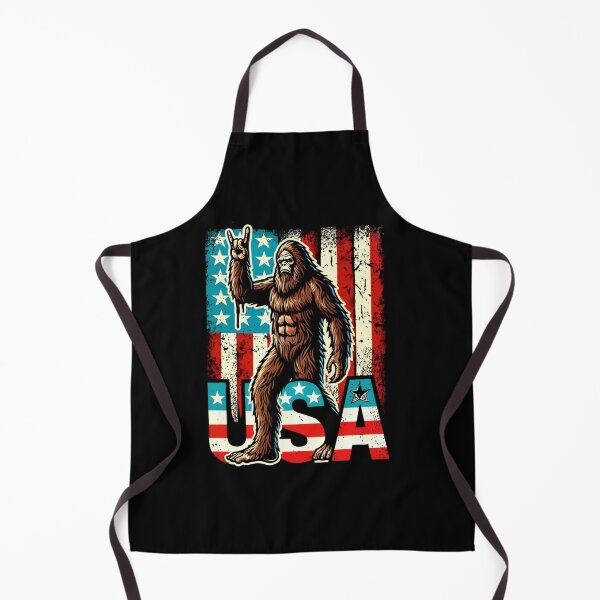 Item preview, American Flag Sasquatch designed and sold by SiarheiYur.
