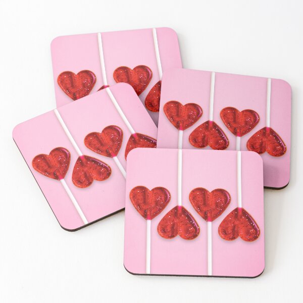 Item preview, Cute Romantic Candy Lollipop Heart Pop Art designed and sold by Volt Junkies.