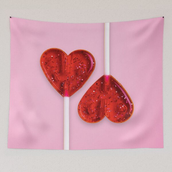 Item preview, Cute Romantic Candy Lollipop Heart Pop Art designed and sold by Volt Junkies.