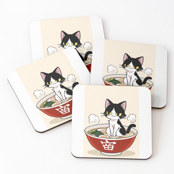 Item preview, Cat - White Orange Brown Ceramic Bowl designed and sold by DoodyPets.