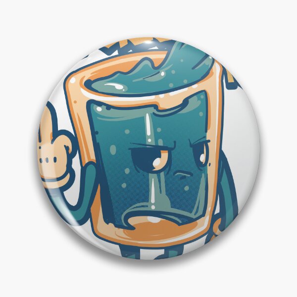 Item preview, I'm Full Of You - Funny Cartoon Water Glass designed and sold by EYESORE ART.
