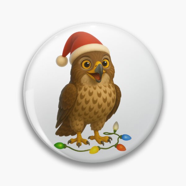 Item preview, Christmas Honey Buzzard Hawk designed and sold by Sillytoe.