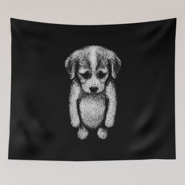 Item preview, Sad Standing Puppy Meme Shirt | Melancholy Dog Vintage Graphic | Cute Depressed Puppy Funny Meme designed and sold by SlocifieShop.