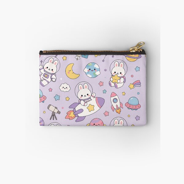 Item preview, Kawaii Space Bunny Galaxy Pattern designed and sold by Soft Berry Studio.