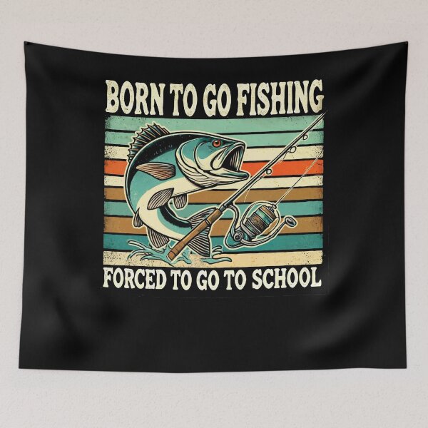Item preview, Born To Go Fishing Bass designed and sold by SiarheiYur.