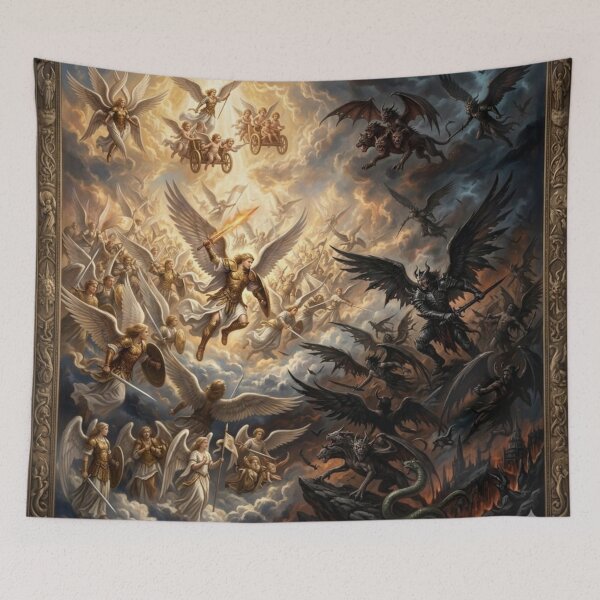 Item preview, Archangel Michael vs Lucifer  designed and sold by KINGDOM CORP..