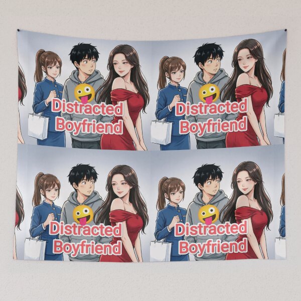 Item preview, Distracted Boyfriend designed and sold by casamomo.