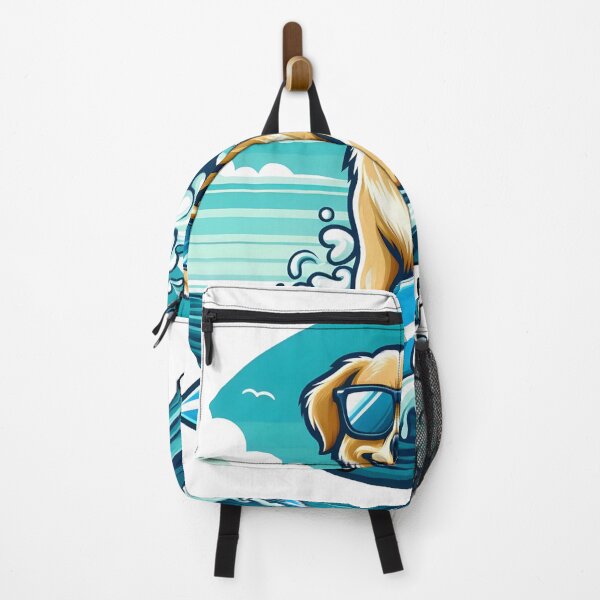 Item preview, Cute Surfing Golden Retriever Dog Be True Retro Summer designed and sold by MagySale.