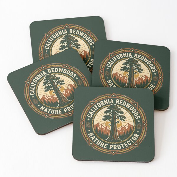 Item preview, California Redwoods Nature Protector Badge designed and sold by DuckOddity.