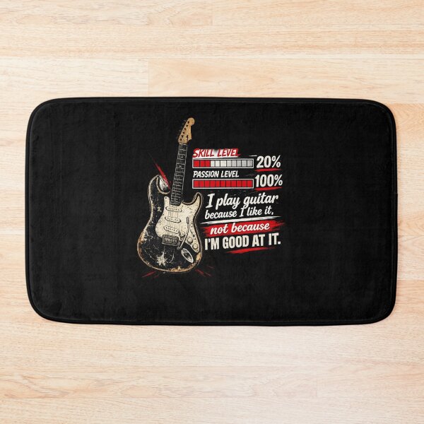 Item preview, I Play Guitar Because I Like It, Not Because I'm Good At It Funny Guitarist Vintage Rock Design designed and sold by super-think.