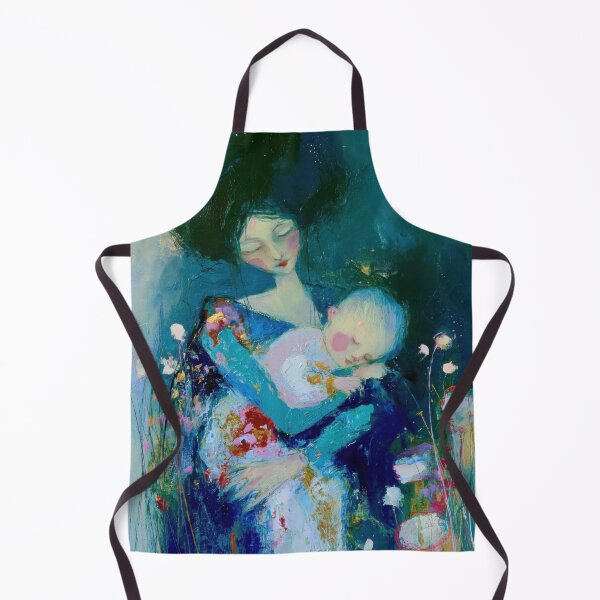 Item preview, Eternal Bond – Mother and Child Impressionist Oil Painting designed and sold by dawnleblanc55.